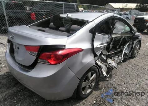 2012 Hyundai Elantra Gls (Ulsan Plant) z USA, uszkodzony, nr VIN KMHDH4AE1CU281651